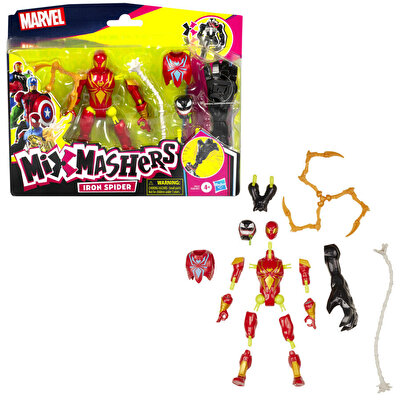 Marvel MixMashers Iron Spider Deluxe Figür 12 Cm