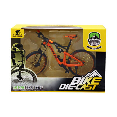 1:10 Die Cast 6A Turuncu Dağ Bisikleti