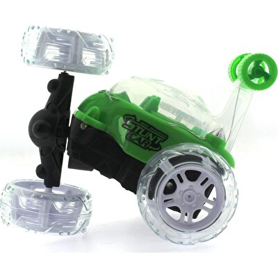 Zıppır Kumandalı Akrobat Araba Yeşil