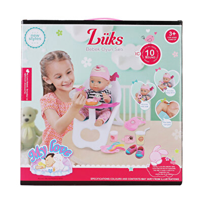 Babydoll My Love Bebek ve Masa Sandalyesi 35 Cm