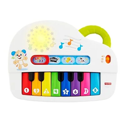 Fisher Price Eğlen ve Öğren Işıklı ve Eğlenceli Oyuncak Piyano Türkçe GTW20