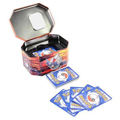 Tradi̇ng Card Game Tin Box New