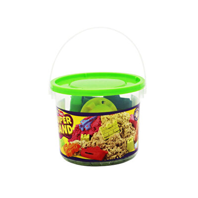 PlayToys 500 gr 5 Kalıplı Kinetik Kum Yeşil Kapaklı