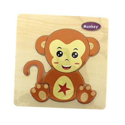 Ahşap Maymun Puzzle