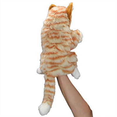 Hansa Creations Ginger Cat El Kuklası Peluş 30 Cm