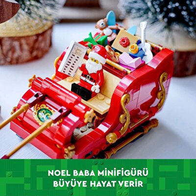 LEGO Iconic Noel Baba'nın Kızağı Oyuncağı 40499