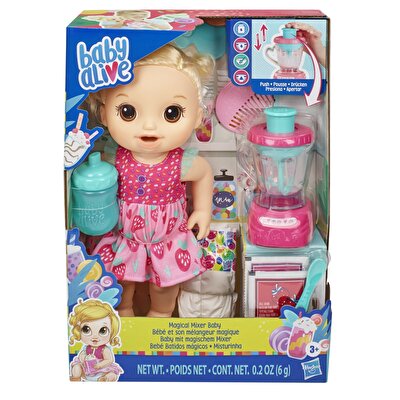 Baby Alive Bebeğim ve Sihirli Mikseri Sarışın E6943