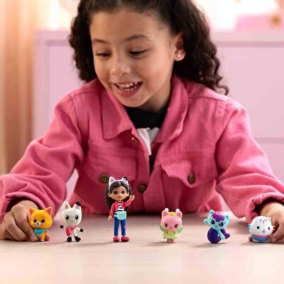 Gabby's Dollhouse The Movie Gabby ve 5 Kedi Figür Seti