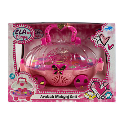 Ela'nın Dünyası Arabalı Makyaj Seti Açık Pembe