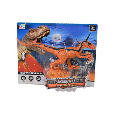 Raptor Dinozor Figür Turuncu