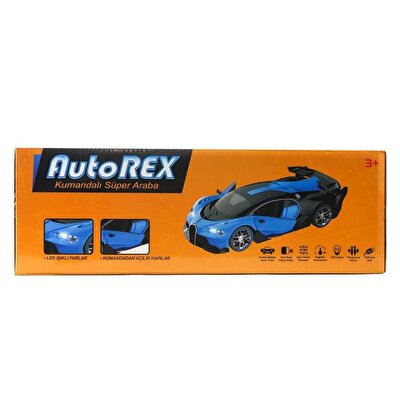 1:14 Ölçekli Uzaktan Kumandalı Mavi Süper Araba