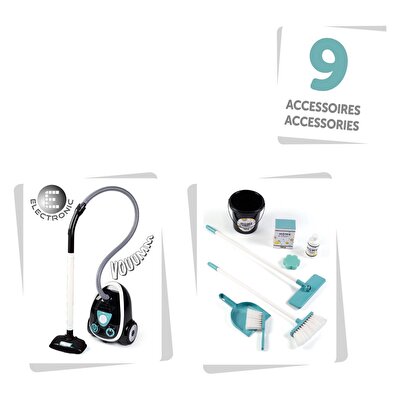 Smoby Elektrik Süpürgeli Temizlik Seti