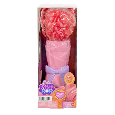 Barbie Petal Pop Gül Elbiseli Bebek JMF59