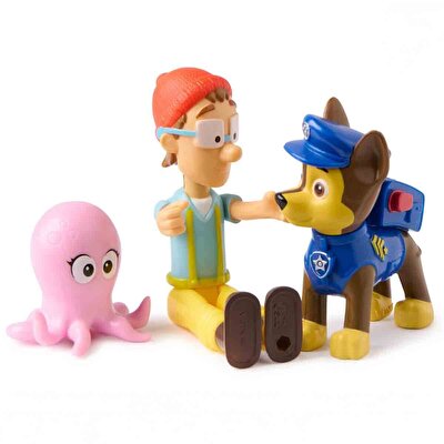 Paw Patrol 3’lü Figür Seti Chase ve Cap'N Turbo