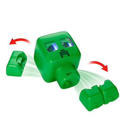 Minecraft Sesli ve Işıklı Evcil Creeper Figürü JGX49