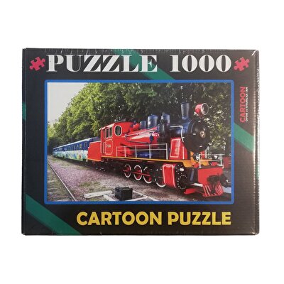 Cartoon Puzzle 1000 Parça Tren