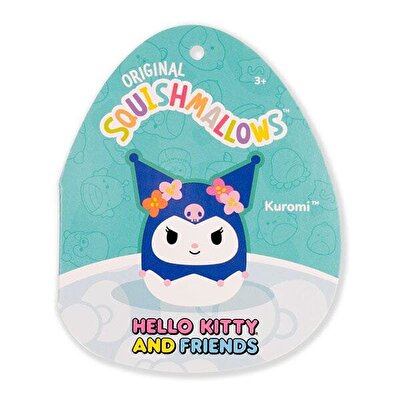 Squishmallows Sanrio Hello Kitty And Friends 9 Cm Peluş Anahtarlık Kuromi