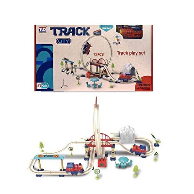 Raylı Tren Seti 73 Parça