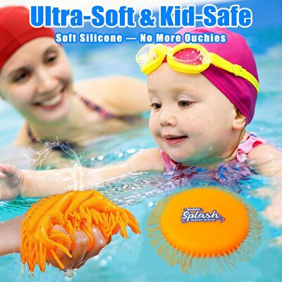 Splash Su Püskürten Silikon Frizbi 18 Cm
