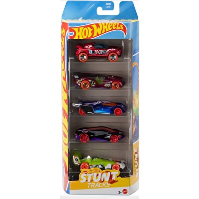 Hot Wheels Beşli Araba Seti Stunt Tracks JBJ83