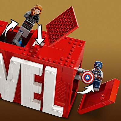 LEGO MARVEL Logosu ve Mini Figürleri 76313