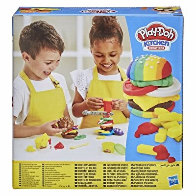 Play Doh Mutfak Atölyesi Hamburger ve Patates Kızartması Seti E5472
