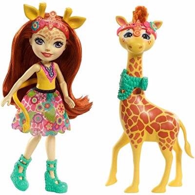 Enchantimals Bebekleri ve Hayvan Arkadaşları Gillian Giraffe ve Pawl FKY74
