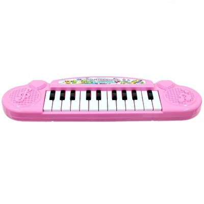 Pilli Mini Piyano 22 Tuşlu Org Pembe