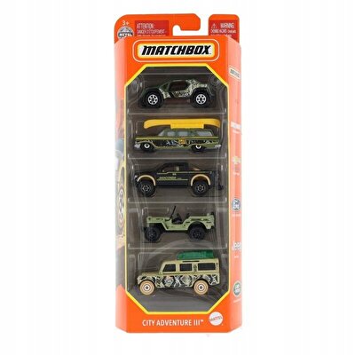 Matchbox Beşli Araba Seti City Adventure III HFH16