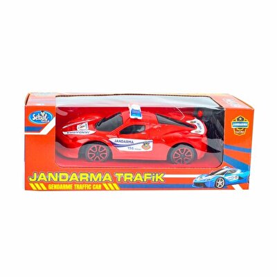 Uzaktan Kumandalı 2 Fonksiyonlu Jandarma Aracı Kırmızı