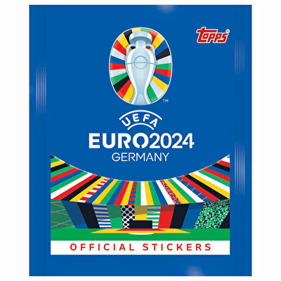 Topps UEFA Euro 2024 Match Attax Çıkartma Paketi