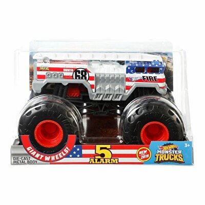 Hot Wheels Monster Truck 1:24 Arabalar 5 Alarm GBV29
