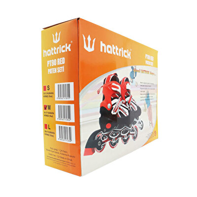 Hattrick PT 90 Kırmızı Paten M 34-37