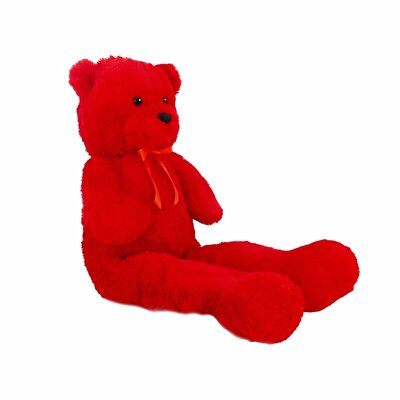 Uzun Ayı Peluş Kırmızı 150 cm