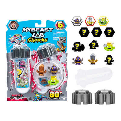 Mr.Beast Lab Swarms Battle Fusion Serisi 6’lı Tüp Figür Seti S4 24874