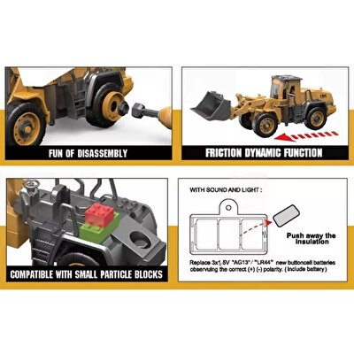 Vinç Kepçe Kırıcı Montaj İnşaat Seti