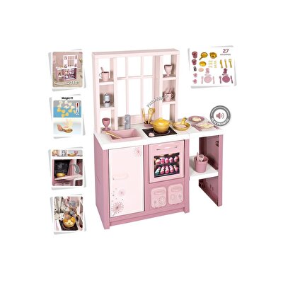 Smoby Loft Fleur Pembe Mutfak Seti