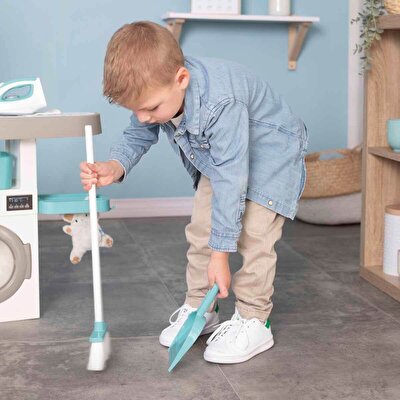 Smoby Tefal 2in1 Sesli Çamaşır Makineli Mutfak Seti