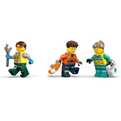 LEGO City Uçak Servis Kamyonu ve Hoverkraft Karışımı 60505