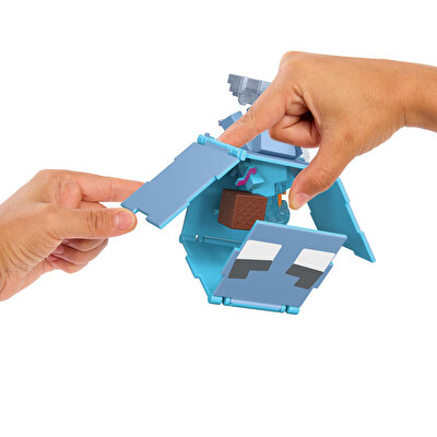 Minecraft Flipping 2'si 1 Arada Figür Magic Mobs JCN23