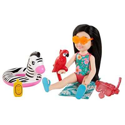 Barbie ve Chelsea Kayıp Doğum Günü Chelsea ve Hayvanları Oyun Setleri GRT83