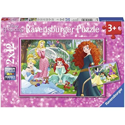 Ravensburger 2x12 Parça Puzzle Disney Prenseslerin Dünyası