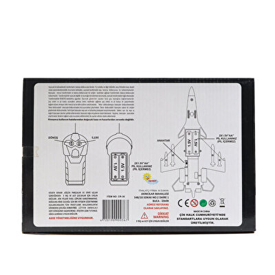 Uzaktan Kumandalı 2 Fonksiyonlu Savaş Uçağı