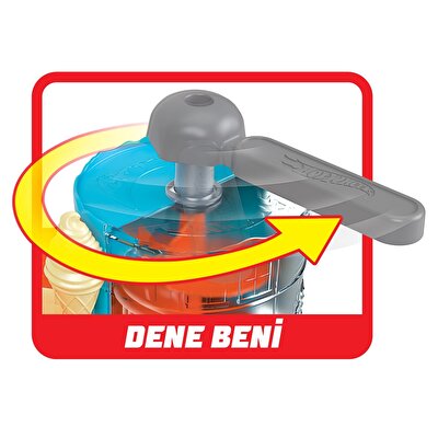Hot Wheels Şehir Otoparkı Oyun Seti Ice Cream Meltdown GPD08