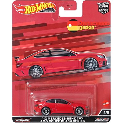 Hot Wheels Car Culture Arabalar '12 Mercedes Benz C63 AMG Coupe Black Serıes HCJ79