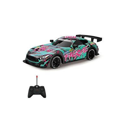 1:18 Fierce Kumandalı Full Fonksi̇yon Işıklı Araba Turkuaz