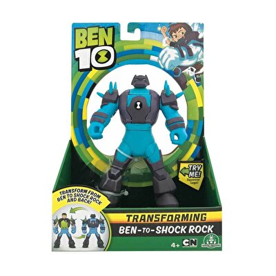 BEN 10 Dönüşen Delüks Figür Ben Shock Rock