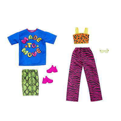 Barbie'nin Kıyafet Koleksiyonu İkili Paketler HJT36