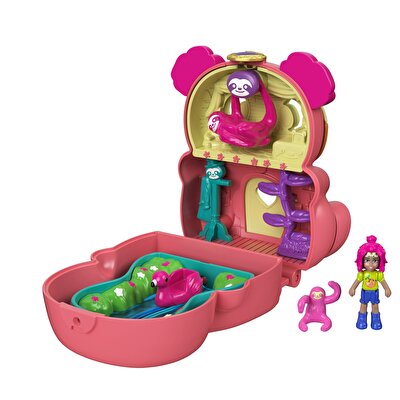 Polly Pocket Çift Taraflı Eğlence Micro Oyun Setleri GTM59