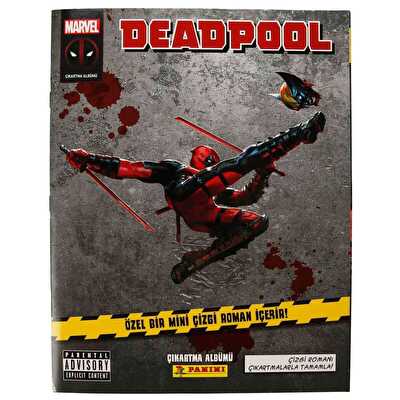 Panini Marvel Deadpool Çıkartma Albümü ve Mini Çizgi Roman Seti